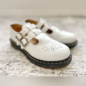 Dr Martens Mary Jane 8065 White Shoes Women’s Size 8